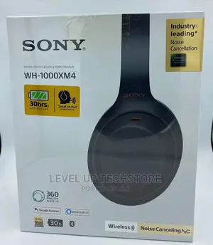 Sony Wh-1000xm4 Wireless Noise-Cancelling Headphones
- New