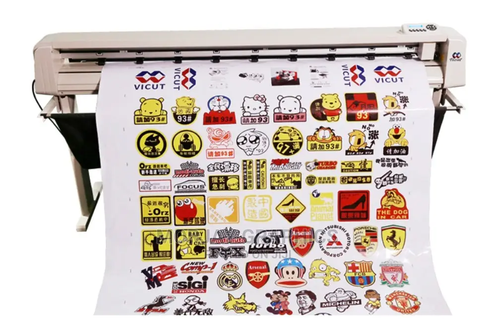 New Contour Sticker Cutting Plotter Machine-4ft