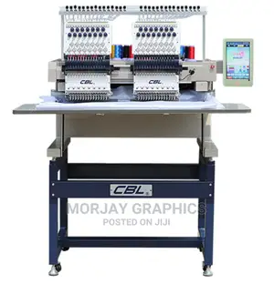 New Double Computerized 2 Head 9 Needles Embroidery Machine