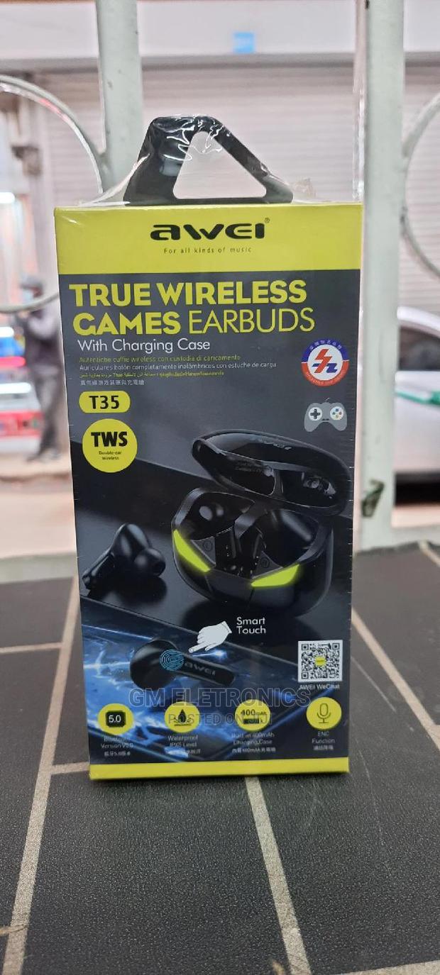 Awei Wireless Games Earbuds With Charging Case. - thumbnail 3