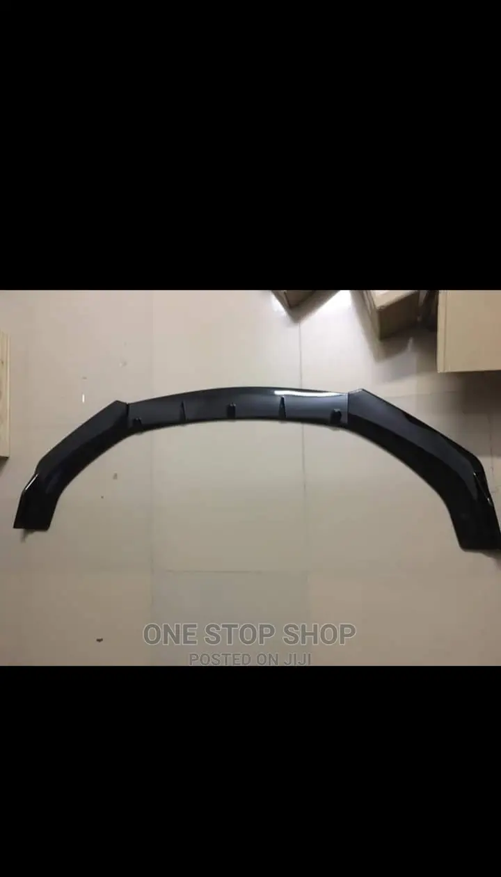 Black Universal Abs Front Bumper Lips
