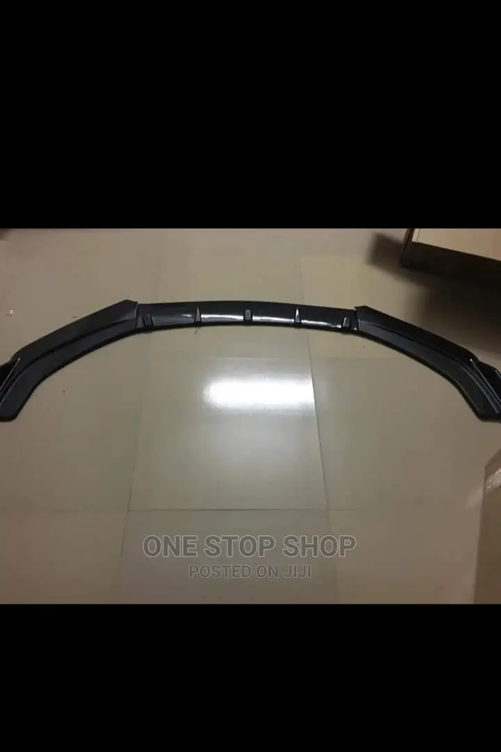Black Universal Abs Front Bumper Lips