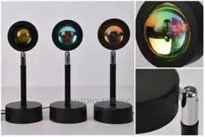 1 Pc LED Rainbow Lamp Sunset Projector Lamp Touch Control At