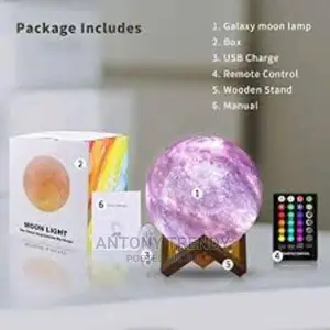 Affordable 3D Printing Moon Lamp Galaxy Moon Light Kids Nigh