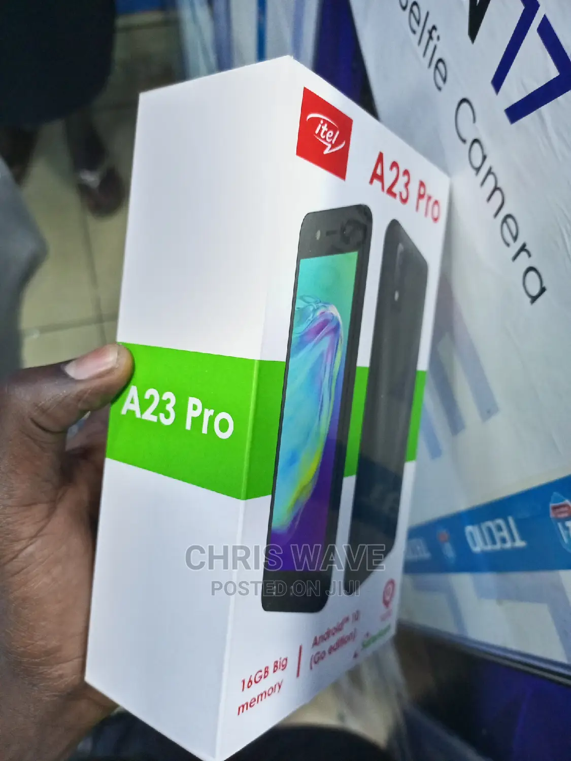 New Itel A23 8 GB Black