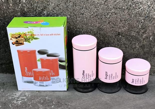 *3pcs Glass Canisters - thumbnail 2