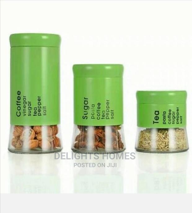 *3pcs Glass Canisters - thumbnail 4
