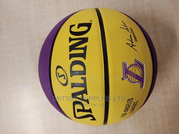 Spalding Lakers LA Basketball Size 7 - thumbnail 4