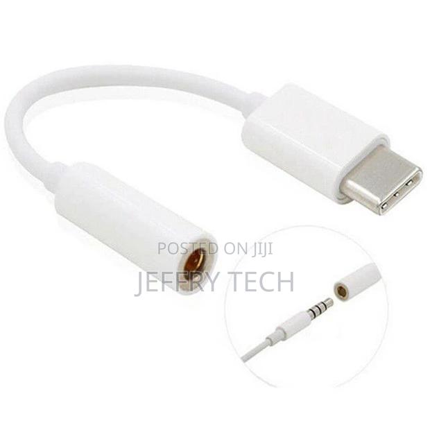 USB-C 3.1 Type C to Aux Audio 3.5mm Charge Cable Adapter Hea - main view