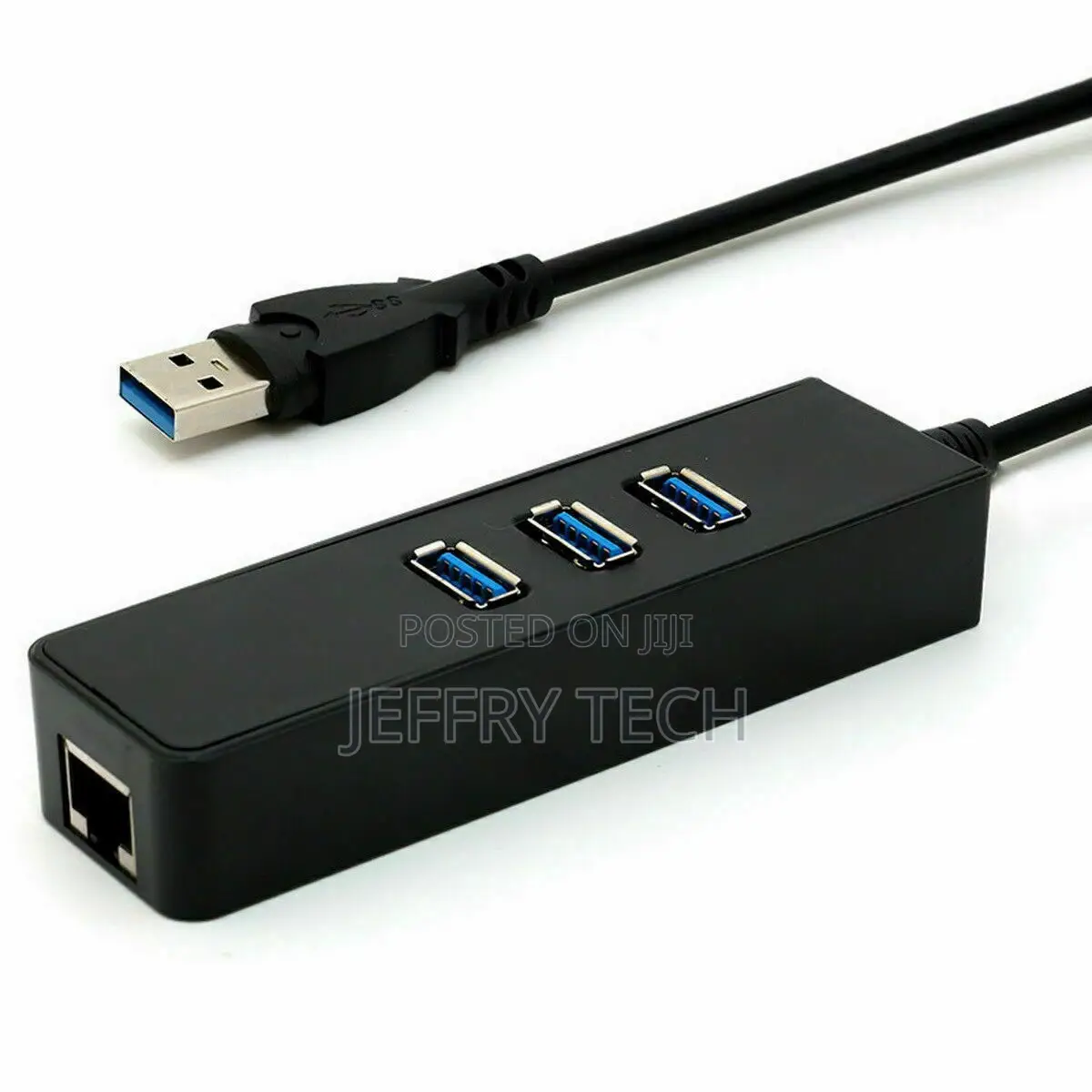 USB 3.1 to HUB 3 Port RJ45 Gigabit Ethernet Adapter 3.0 US