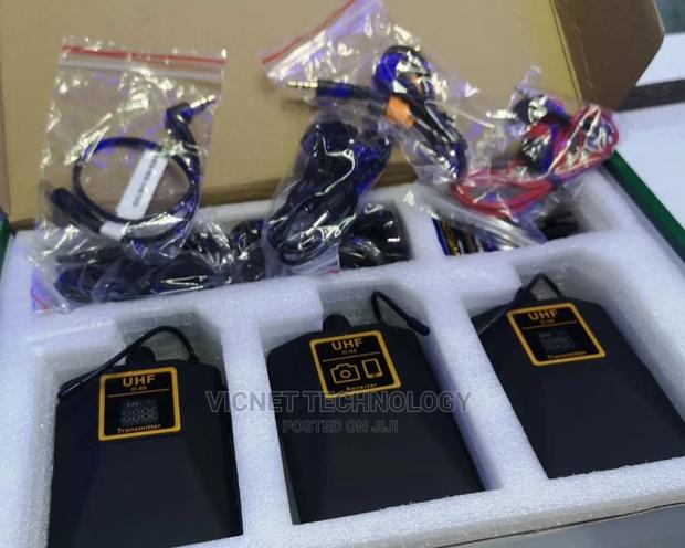 Uhf Dual Channel Wireless Lapel Vocal Microphone - main view