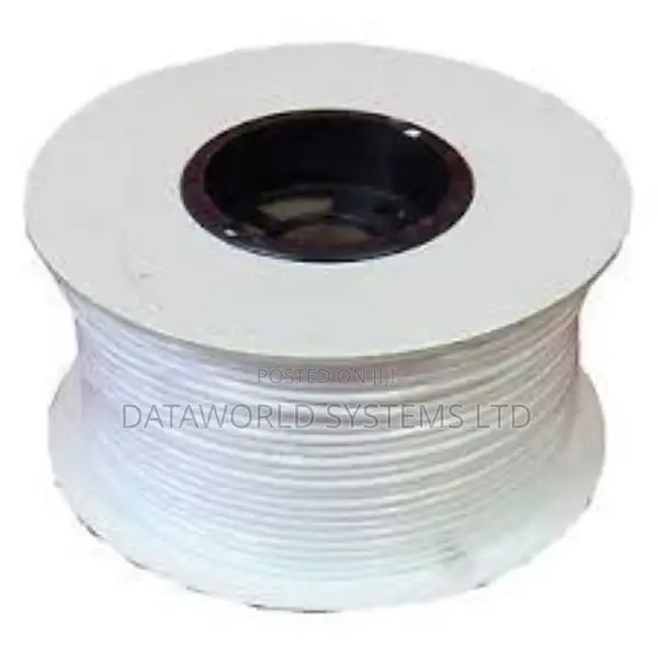 Security Alarm Cable 6-Core 100m White