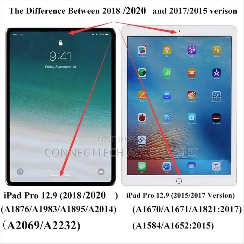 iPad Pro 12.9" 2020 2018 Screen Protector Tempered Glass