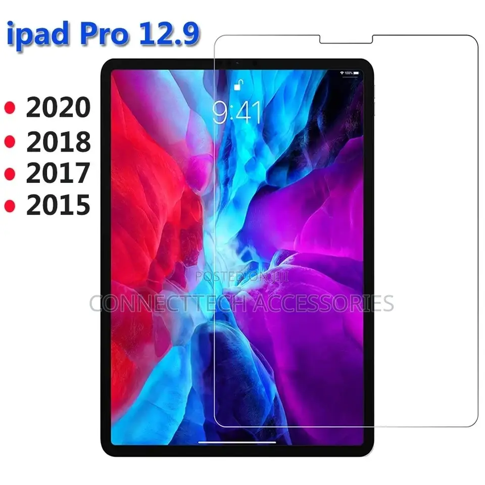 iPad Pro 12.9" 2020 2018 Screen Protector Tempered Glass