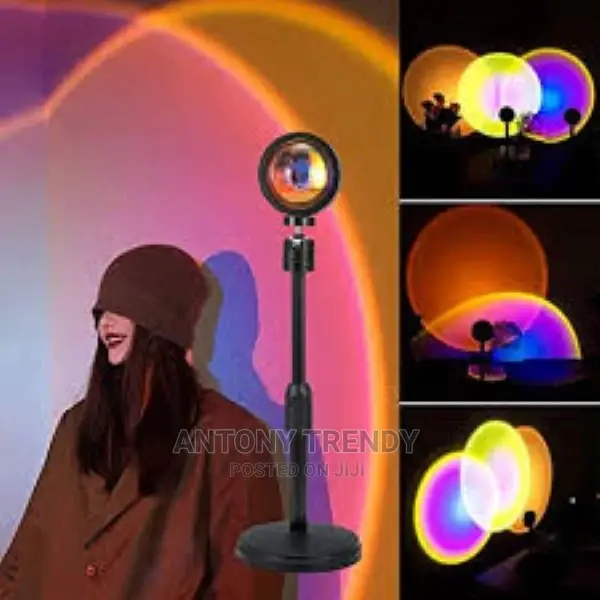Golden Hour" Sunset Projection Lamp