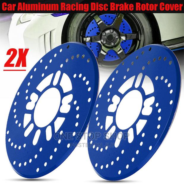 Car Aluminum Racing Disc Brake Rotor Covers 2pcs - thumbnail 2