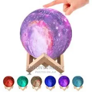 Moon Lamp Kids Night Light, GDPETS Galaxy Lamp 16 Colors 3D
