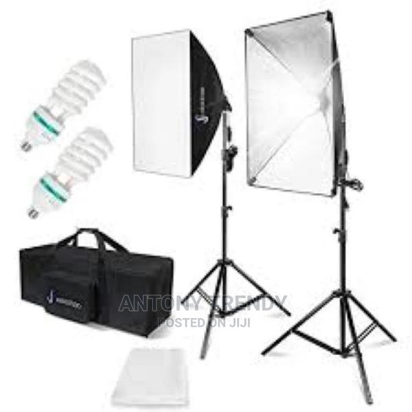 Softbox Lighting Kit, Photography Studio Light With 19"X27"
