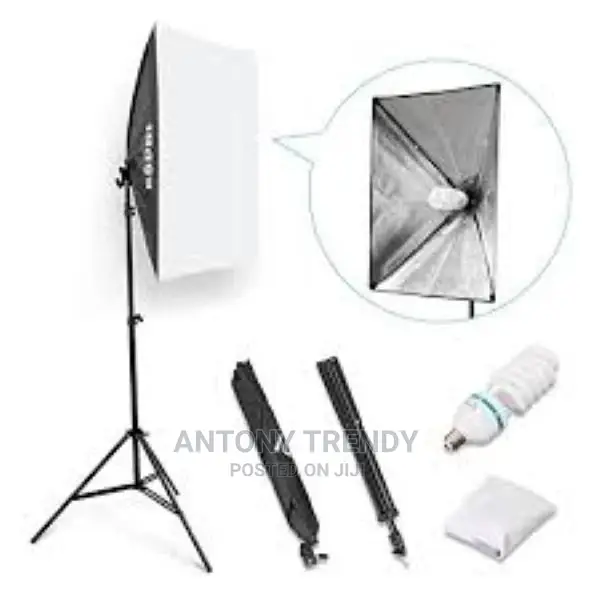 Softbox Set 2 PCS Lighting Box With E27 Base Bulb 70