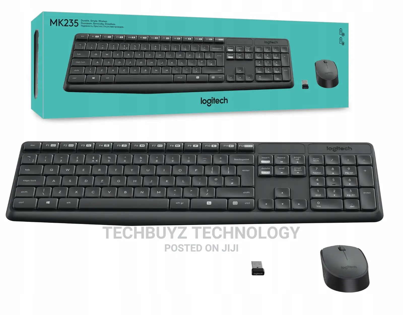 Mk235 Wireless Keyboard And Mouse Combo