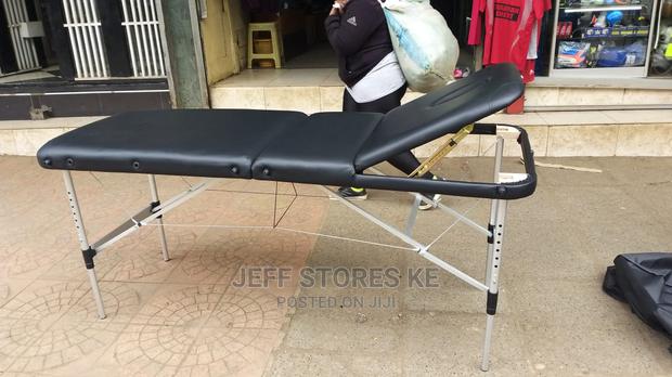 Black Portable Massage Bed - main view