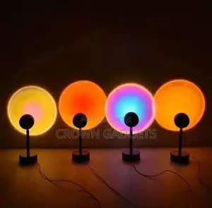 Rotating Sunset Projection Lamp