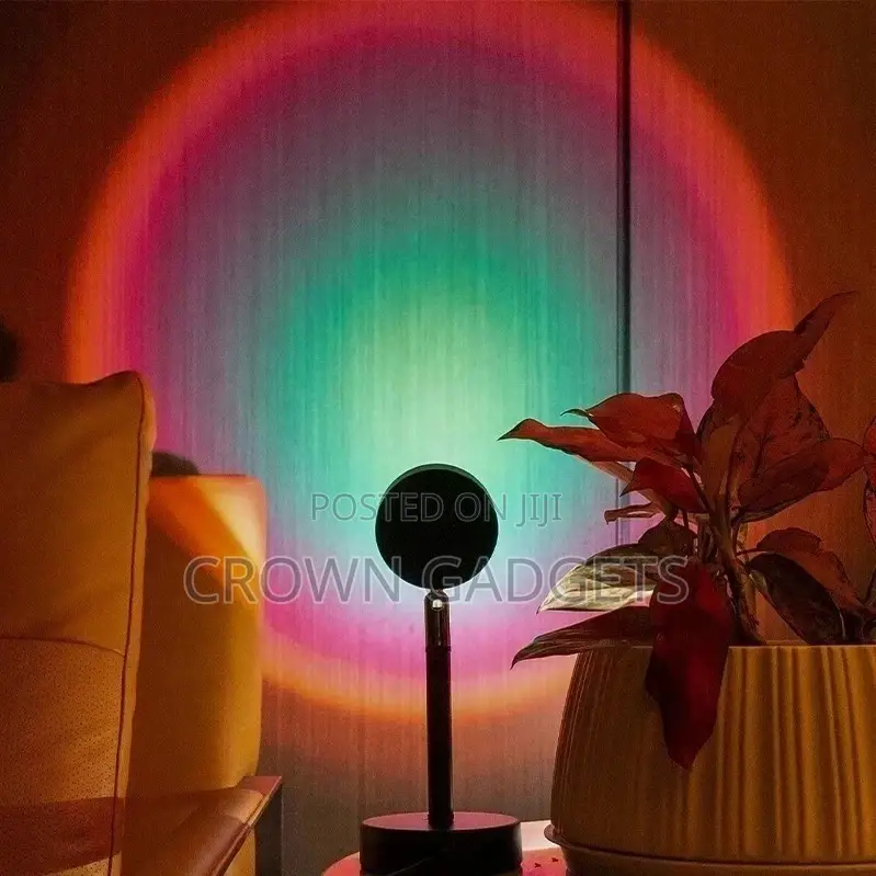 Rotating Sunset Projection Lamp