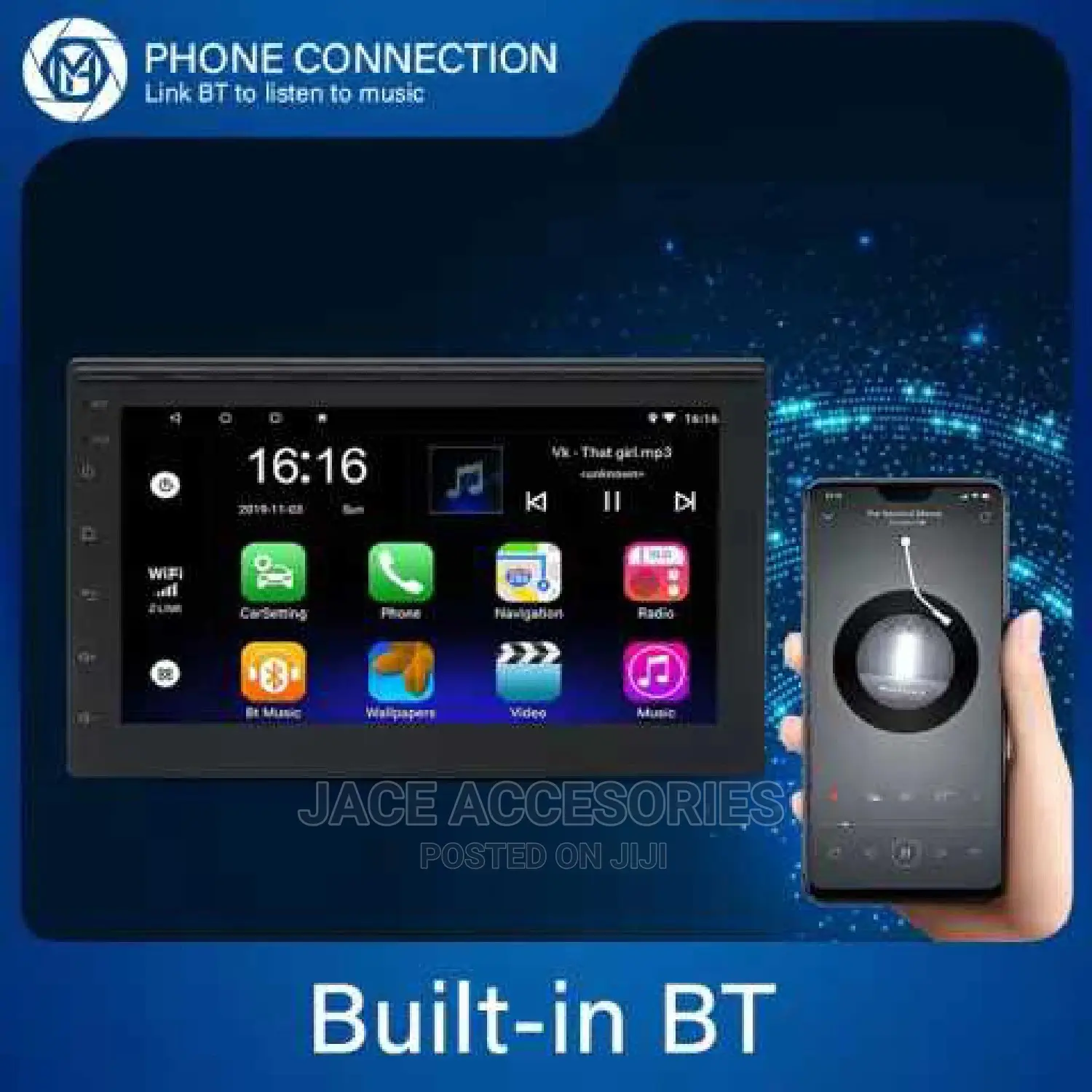 7' Android Car Radio+Installation in Nairobi Central Vehicle Parts