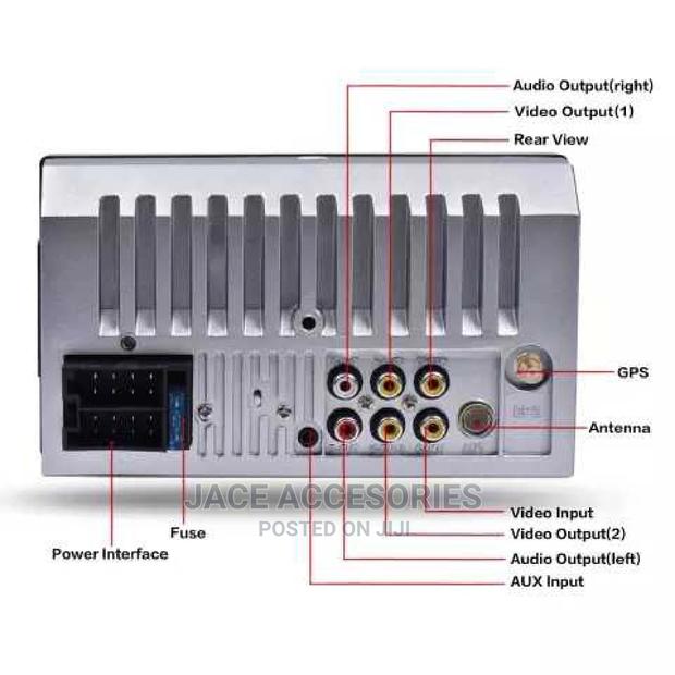 Car Mp5 Radio Free 12 Led Camera Superior Sound - thumbnail 2