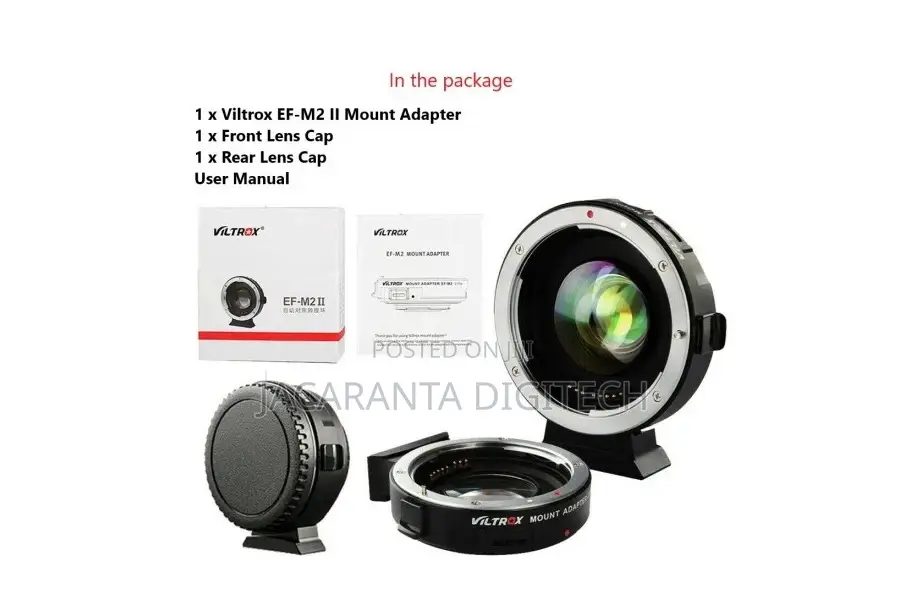 Viltrox Ef-M2 Ii Canon Ef Lens to Micro Four Thirds Adapter