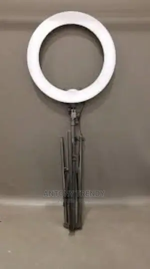LED 18 Inch Ring Light Kit With Stand and Case. 55W Va