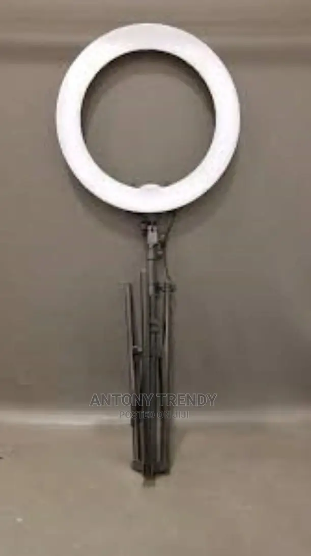 LED 18 Inch Ring Light Kit With Stand and Case. 55W Va
