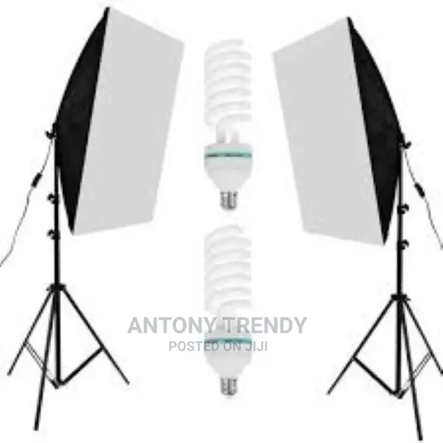 Ready Available Softbox Lighting Kit Photo Studio Equipment