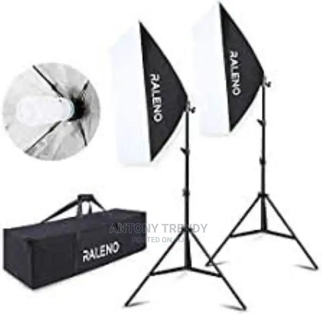 Photography Softbox Light Kit 50*70cm Softbox E27 Socket Pho