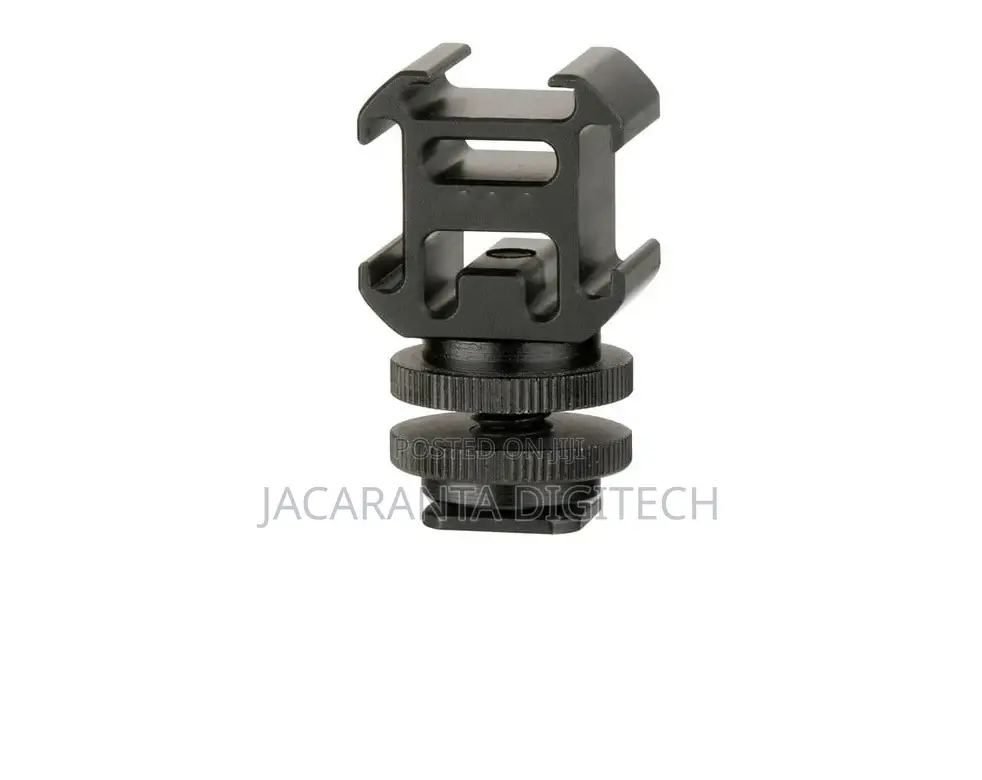 Triple Cold Shoe Camera Mount