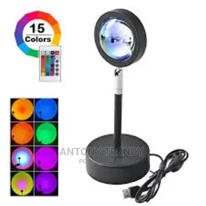 Sunset Projection Lamp, 180 Degree Rotation Rainbow Projecti