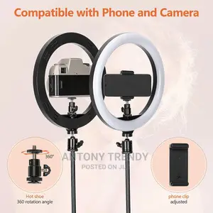 MJ33 Ring Light 33cm With Stand,33cm 13-Inch RGB LED Ring Li