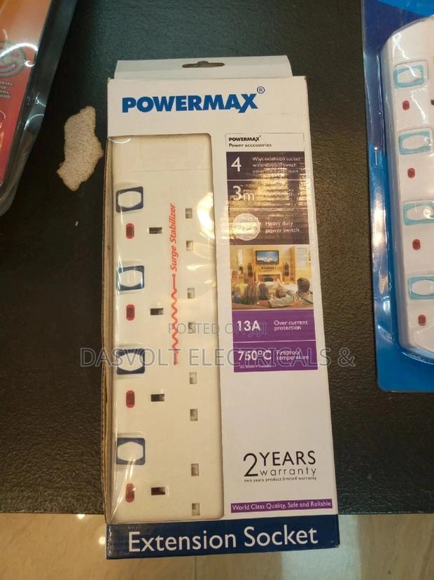 Powermax 4 Way Extension Cable - main view