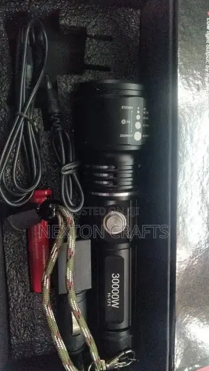 Power Style Rechargeable Flashlight Light Zoom