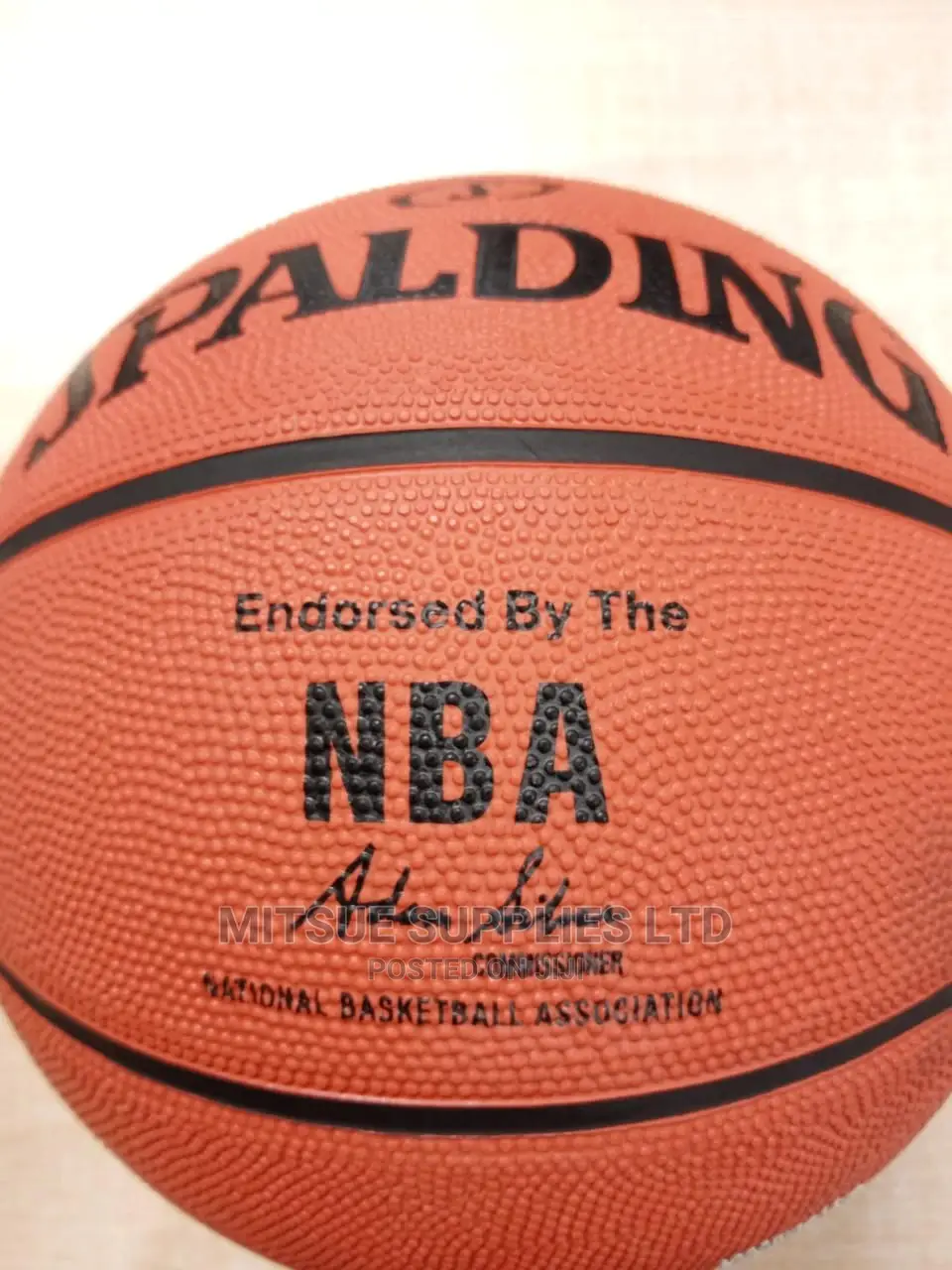 Spalding Silver NBA Basketball Size 7