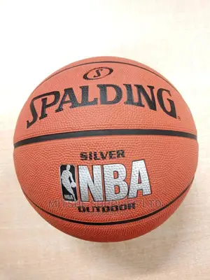 Spalding Silver NBA Basketball Size 7