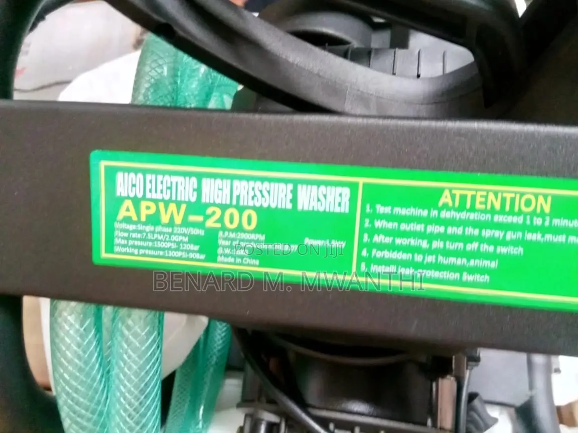 Electric Carwash Machine
