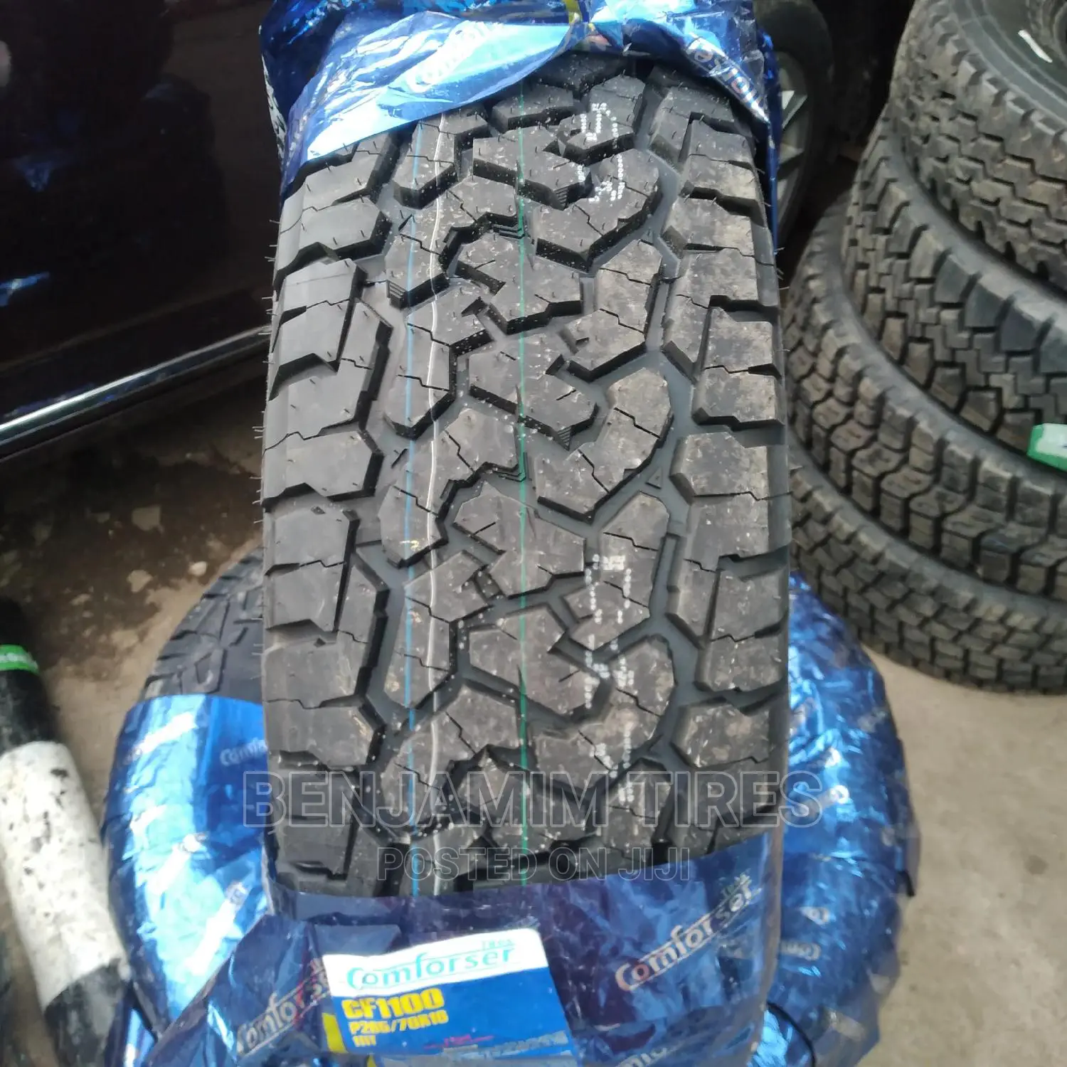 Comforser Tires With White Wall Sizes 265/70r16 All Terrain.