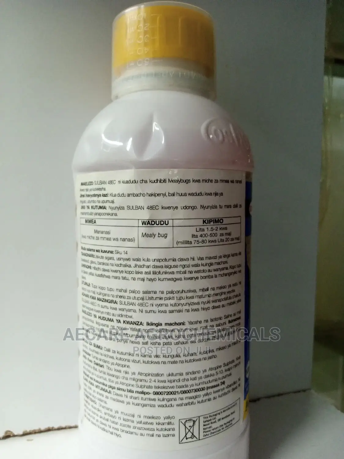 Sulban 48ec Insecticide 1 Litre