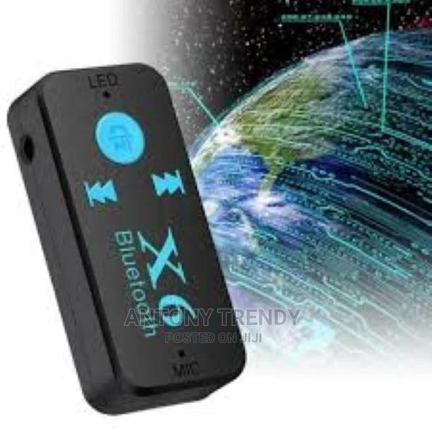 Mini Portable Design X6 Auto Car Bluetooth Aux Adapter Supp