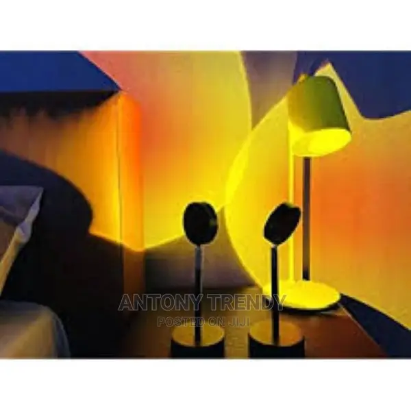 Sunset Projection Lamp, 3 in 1 Sunset Lamp 180 Degrees Rotat