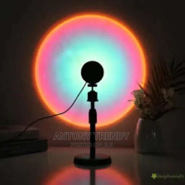 Romantic Sunset Night Light for Party Movie Cinema Theme Bed