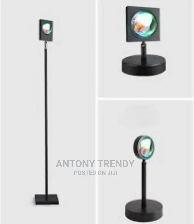 1 Pc Sunset Lamp,Projector Rainbow Light 180 Degree Rotation