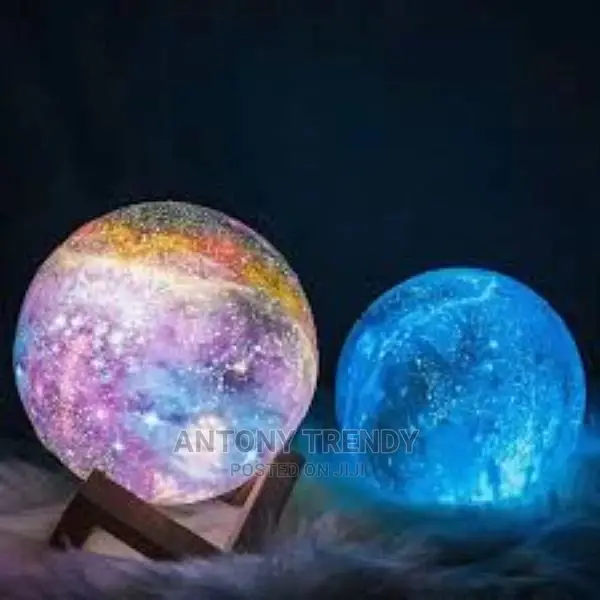3D Printing Technology:16 Colors Galaxy Lamp