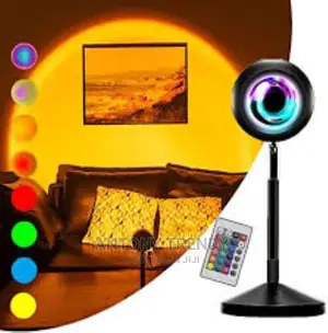 16 Colors Sunset Projector Lampsunset Lamp Projector Vlog Su